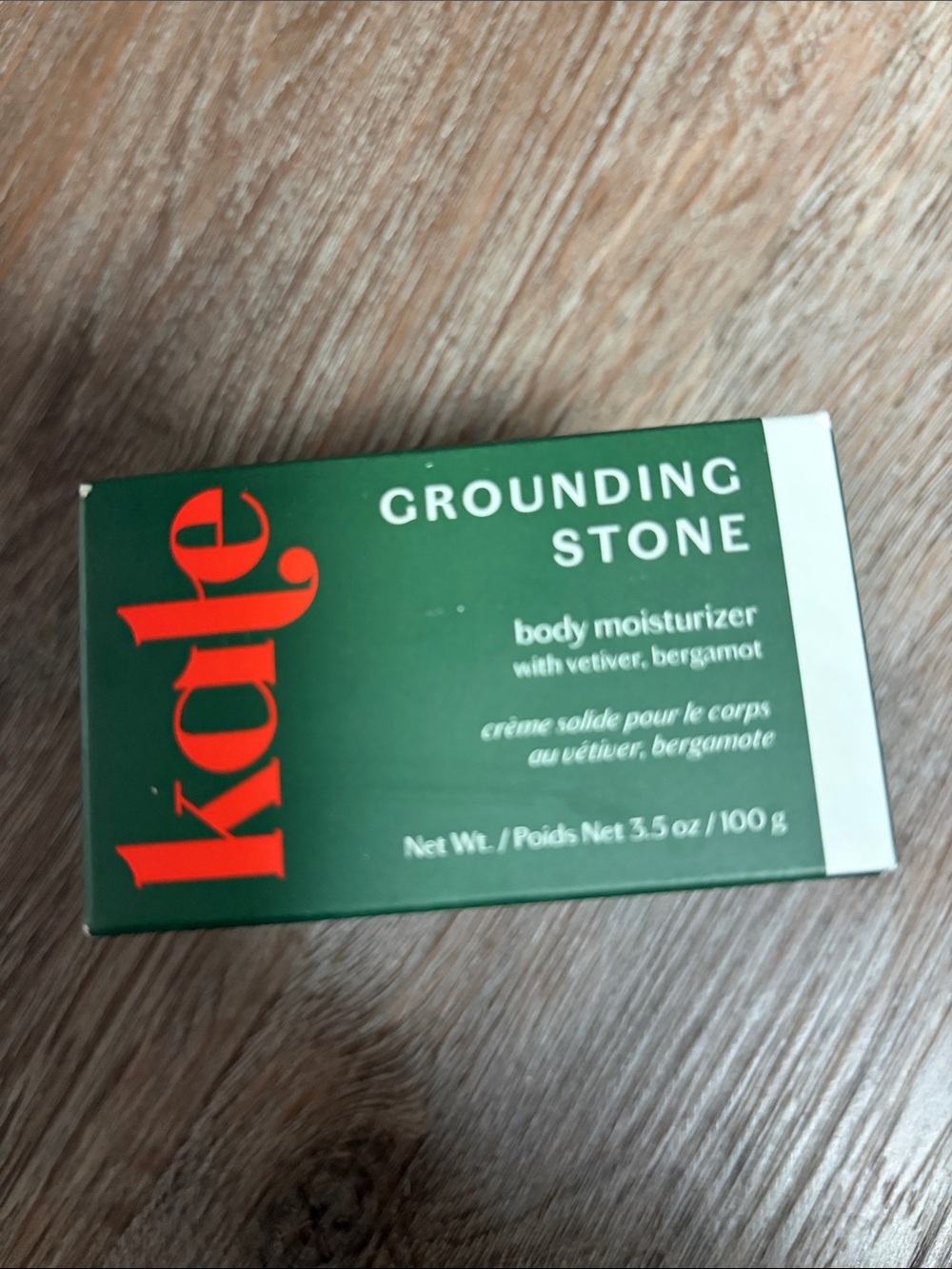 Kate McLeod Grounding stone body moisturizer solid body stone